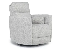 Mor Furniture Recliners|Opal Swivel Gliding Recliner In Dove