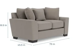 Mor Furniture Loveseats|Oracle Loveseat In Envy Ebony
