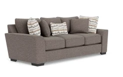 Mor Furniture Sleeper Sofas|Sofas|Oracle Queen Sleeper Sofa W/ Mattress In , Down Envy Ebony