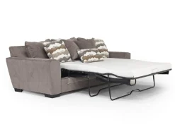 Mor Furniture Sleeper Sofas|Sofas|Oracle Queen Sleeper Sofa W/ Mattress In , Down Envy Ebony