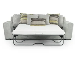 Mor Furniture Sleeper Sofas|Sofas|Oracle Queen Sleeper Sofa W/ Mattress In , Down Envy Ebony