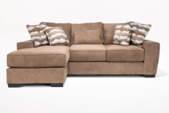 Mor Furniture Sofas|Oracle Reversible Sofa Chaise In Envy Bark