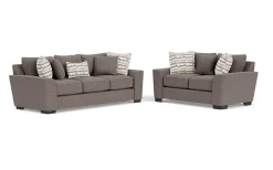 Mor Furniture Living Room Sets|Oracle Sofa & Loveseat In , Down Envy Ebony