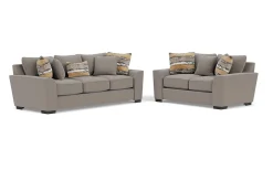 Mor Furniture Living Room Sets|Oracle Sofa & Loveseat In , Down Envy Ebony