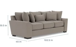Mor Furniture Living Room Sets|Oracle Sofa & Loveseat In , Down Envy Ebony