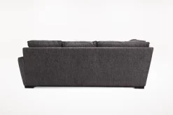 Mor Furniture Sectionals|Oracle Tux Loveseat Chaise Sectional In , Left Facing, Down Envy Ebony