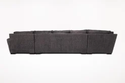 Mor Furniture Sectionals|Oracle Tux Sofa Chaise Sectional In Envy Ebony, Left Facing, Down