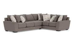 Mor Furniture Sectionals|Oracle Tux Sofa Sectional In , Left Facing, Down Envy Ebony