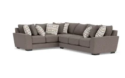 Mor Furniture Sectionals|Oracle Tux Sofa Sectional In , Left Facing, Down Envy Ebony