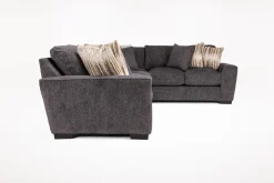 Mor Furniture Sectionals|Oracle Tux Sofa Sectional In , Left Facing, Down Envy Ebony