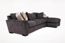 Mor Furniture Sofas|Oracle Xl Sofa Chaise In , Left Facing, Down Envy Ebony