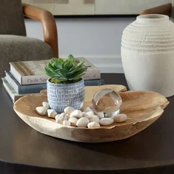 Mor Furniture Trays & Boxes|Organic Embrace Bowl In Brown