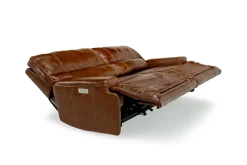Mor Furniture Reclining Sofas|Sofas|Oslo 3 Power Sofa In Brown Leather