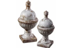 Mor Furniture Sculptures|Oval Domes Preserved Boxwood, Set Of 2