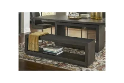 Mor Furniture Dining Benches|Oxford Dining Bench In Basalt Gray