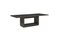 Mor Furniture Seating For 6|Dining Room Sets|Oxford Dining Table & 4 Chairs & Bench In Basalt Gray
