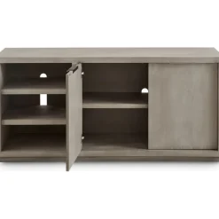 Mor Furniture Media Consoles & Hutches|Tv Stands|Oxford Media Console In Mineral, 74 Inch