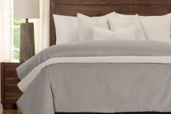 Mor Furniture Duvets & Coverlets|Duvets & Coverlets|Padma Duvet Set In Harbor Gray, 5 Piece, Queen