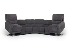 Mor Furniture Sectionals|Palencia 7 Piece 3 Power Sectional In Trento Charcoal
