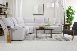 Mor Furniture Sectionals|Palencia 7 Piece 3 Power Sectional In Trento Charcoal