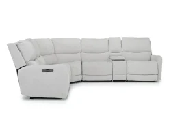 Mor Furniture Reclining Sectionals|Reclining Sofas|Palencia 6 Piece 3 Power Sectional In Trento Dove