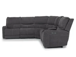 Mor Furniture Reclining Sectionals|Reclining Sofas|Palencia 6 Piece 3 Power Sectional In Trento Dove