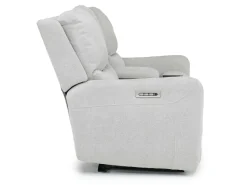 Mor Furniture Reclining Loveseats|Loveseats|Palencia 3 Power Console Loveseat In Trento Charcoal
