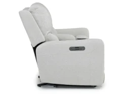 Mor Furniture Reclining Loveseats|Loveseats|Palencia 3 Power Console Loveseat In Trento Charcoal