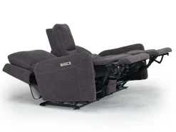 Mor Furniture Reclining Loveseats|Loveseats|Palencia 3 Power Console Loveseat In Trento Charcoal