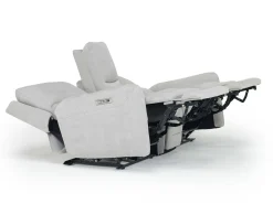 Mor Furniture Reclining Loveseats|Loveseats|Palencia 3 Power Console Loveseat In Trento Charcoal