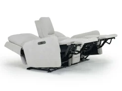 Mor Furniture Reclining Loveseats|Loveseats|Palencia 3 Power Console Loveseat In Trento Charcoal
