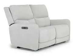Mor Furniture Reclining Loveseats|Reclining Sofas|Palencia 3 Power Loveseat In Trento Charcoal