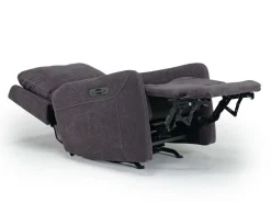 Mor Furniture Recliners|Palencia 3 Power Rocker Recliner In Trento Charcoal