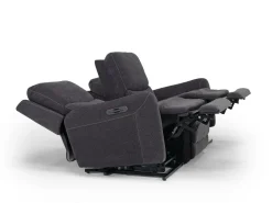 Mor Furniture Living Room Sets|Palencia 3 Power Sofa & Loveseat In Trento Charcoal