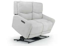 Mor Furniture Living Room Sets|Palencia 3 Power Sofa & Loveseat In Trento Charcoal