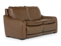 Mor Furniture Reclining Loveseats|Reclining Sofas|Paradise 2 Power Loveseat In Chestnut Leather