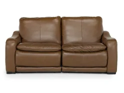 Mor Furniture Reclining Loveseats|Reclining Sofas|Paradise 2 Power Loveseat In Chestnut Leather