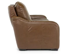 Mor Furniture Reclining Loveseats|Reclining Sofas|Paradise 2 Power Loveseat In Chestnut Leather
