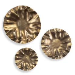 Mor Furniture Wall Art & Accents|Peonia Wall Art In Bronze, Set Of 3