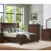 Mor Furniture Bedroom Sets|Phillipe Sleigh Bed, Dresser, Mirror & Nightstand In Cherry, Queen