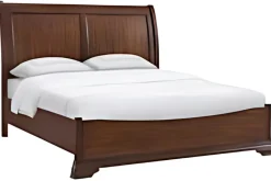 Mor Furniture Beds|Phillipe Sleigh Bed In Cherry, Queen
