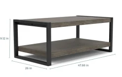 Mor Furniture Coffee Tables|Pinnacle Coffee Table In Gray