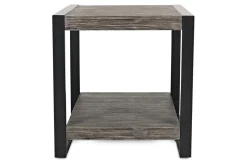 Mor Furniture Sofa & End Tables|Pinnacle End Table In Gray