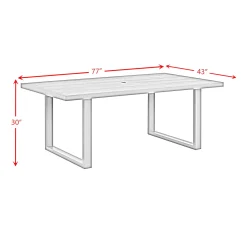 Mor Furniture Outdoor Dining Tables|Playa Outdoor Dining Table In Dark Gray