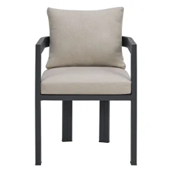 Mor Furniture Outdoor Dining Sets|Playa Outdoor Dining Table & 6 Chairs In Dark Gray