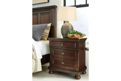 Mor Furniture Nightstands|Porter Nightstand In Mahogany