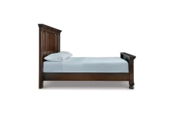 Mor Furniture Beds|Porter Panel Bed In Rustic Brown, Queen