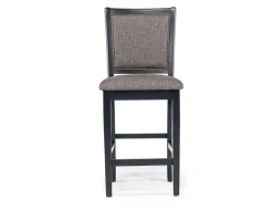 Mor Furniture Seating For 4|Round Dining Sets|Potomac Round Counter Height Dining Table & 4 Stools In Brown/Black