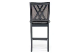 Mor Furniture Seating For 4|Round Dining Sets|Potomac Round Counter Height Dining Table & 4 Stools In Brown/Black