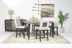 Mor Furniture Counter Height Tables|Dining Tables|Proximity Counter Height Dining Table In Gray Oak